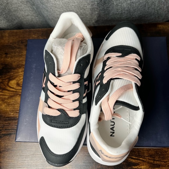 Nautica Women's Lace Up Sneaker for Running, Walking, Casual. - Picture 8 of 9